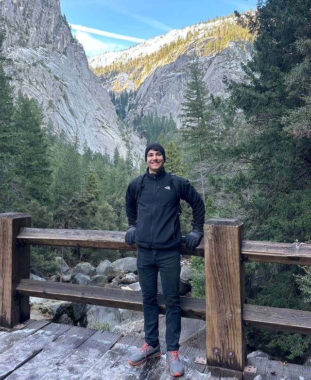 Kelan Bomar outdoors in Marin County